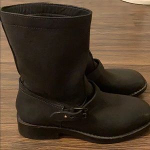 Rag & Bone Moto Leather Booties. Size 37.5